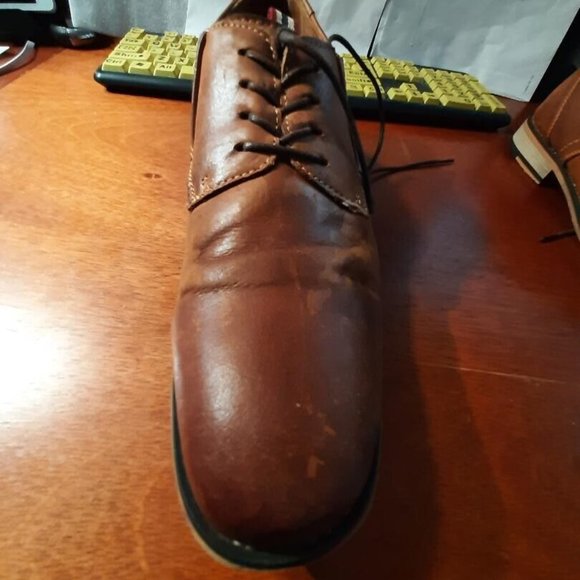 Jonsen Milan Mens Oxford Shoe Size 11 Brown Lace Up PreLoved Good Condition main image 4